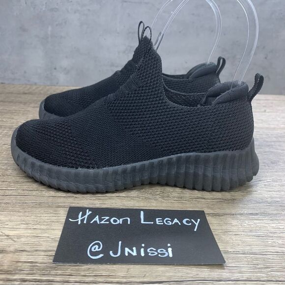 Skechers Elite Flex~Boy’s~”Wasik” Black Casual Slip-on Comfort Shoes~Size 12 - Picture 1 of 8